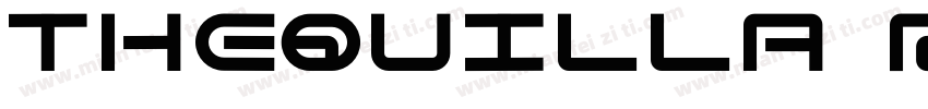 Thequilla Regular字体转换